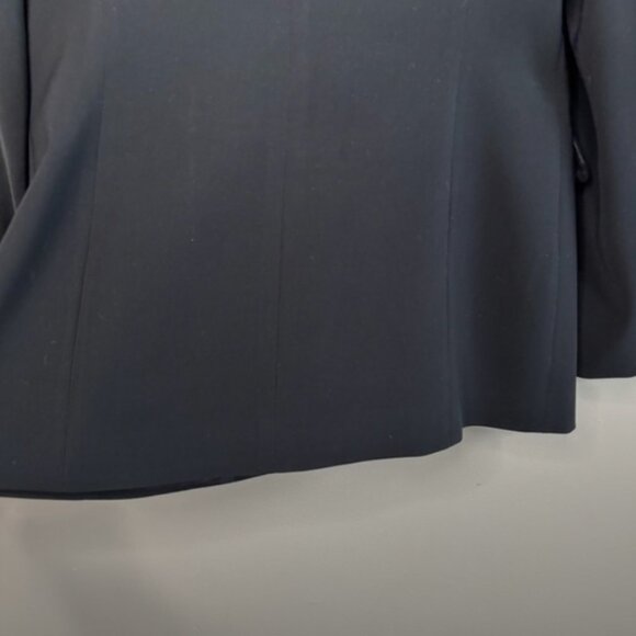 Tombolini Blazer Double Breasted Single Button Italian Black Size 48 IT - Picture 4 of 14